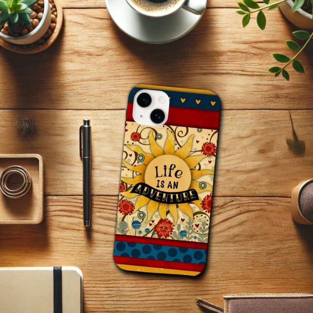 Life is an Adventure Quote Inspirivity Case-Mate iPhone Case (Creator Uploaded)