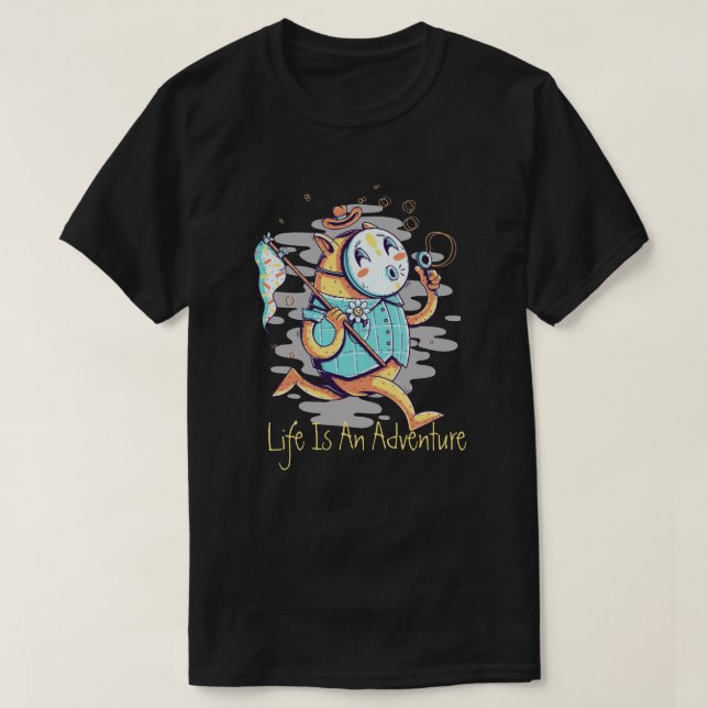 Life Is An Adventure T-Shirt (Design Front)