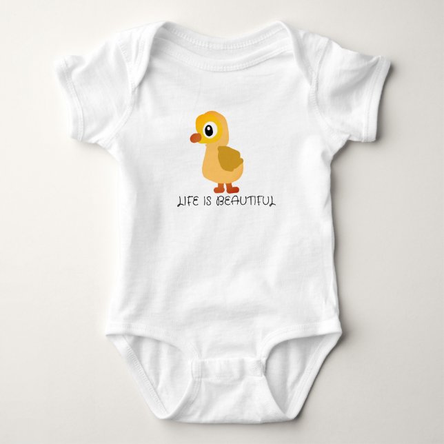 Life Is Beautiful Baby Bodysuit (Front)