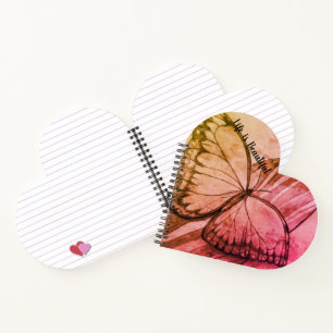 Life is Beautiful Butterfly Notebook