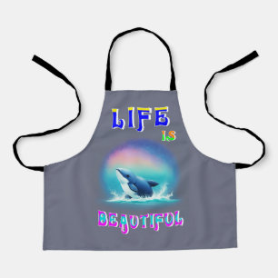 Life Is Beautiful Hermanus Africa September Whale Apron
