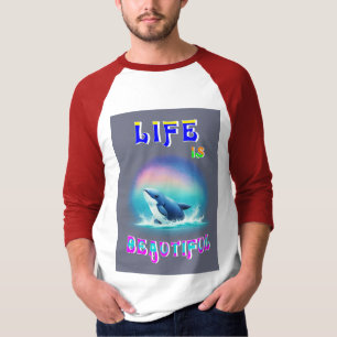 Life Is Beautiful Hermanus Africa September Whale T-Shirt