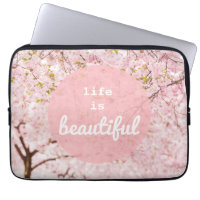 Life Is Beautiful Laptop Sleeve