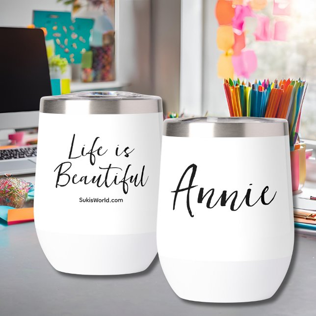 Life is Beautiful Personalised Business Blog Brand (Creator Uploaded)