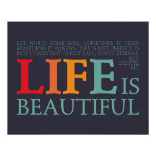 Life is beautiful poster