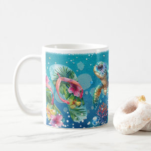 life is better at the beach coffee mug