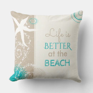 Life is Better at the Beach Cushion