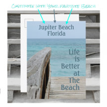 Life is Better at the Beach Photographic Seashore