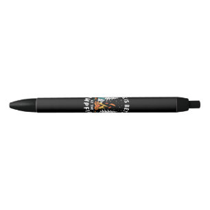 Life is Better at The Campfire Funny Camping Black Ink Pen