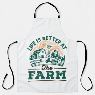 Life Is Better At The Farm Apron