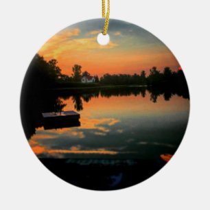 Life is Better at The Lake Ceramic Tree Decoration