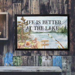 Life is Better at the Lake   Family Name Pennant