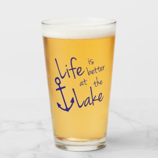 LIFE IS BETTER AT THE LAKE | GLASS