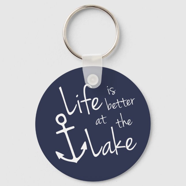 LIFE IS BETTER AT THE LAKE | KEY RING (Front)