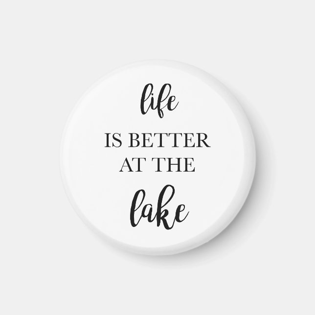 Life is Better at the Lake Magnet (Front)