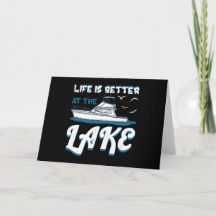 Life Is Better At The Lake - Pontoon Boat Gift Card