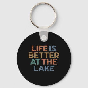 Life Is Better At The Lake Summer Vacation Boating Key Ring