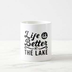 Life Is Better At The Lake Wakeboarding Wakeboard Coffee Mug