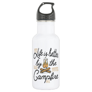 Life is Better by the Campfire 532 Ml Water Bottle