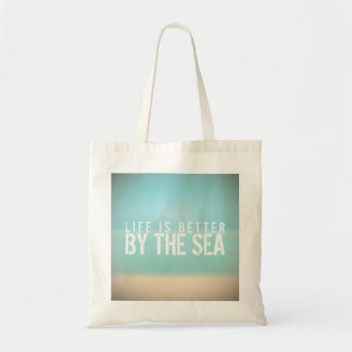 Life is Better by the Sea Beach Landscape Tote Bag