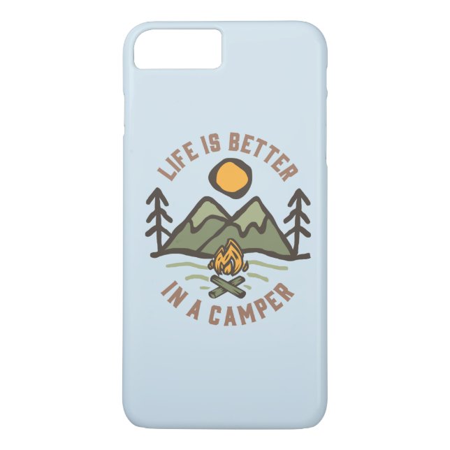 Life is Better in a Camper Case-Mate iPhone Case (Back)