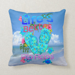 Life Is Better In Flip Flops Cushion