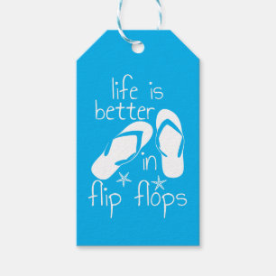 Life Is Better In Flip Flops Gift Tags