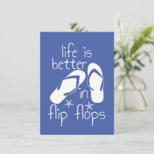Life Is Better In Flip Flops Invitation