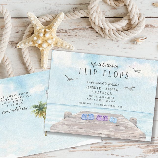 Life Is Better In Flip Flops Moving Announcement (Creator Uploaded)