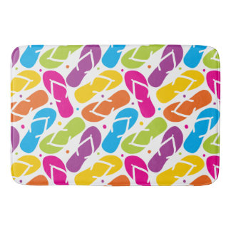 Life is Better in Flip Flops Pattern Bath Mat