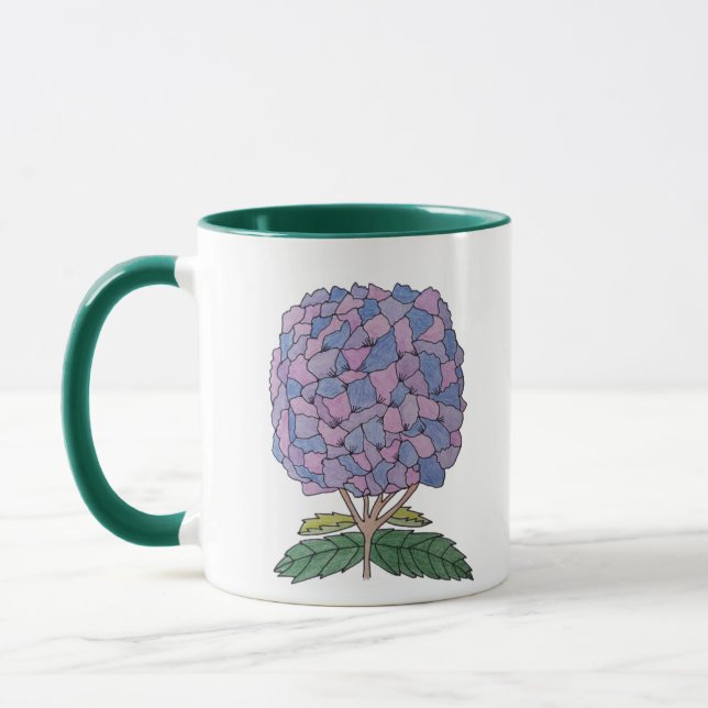 Life is Better in Nantucket Hydrangea Mug (Left)