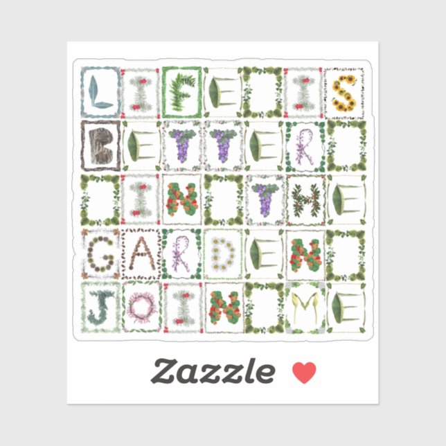 Life is better in the garden \ Gardener Lover  (Sheet)