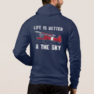 Life is Better in the Skies Retired Pilot Hoodie