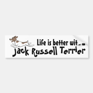 Life is better JRT bumper sticker