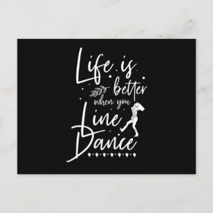 Life Is Better Line Dance Line Dancing Country Gif Postcard