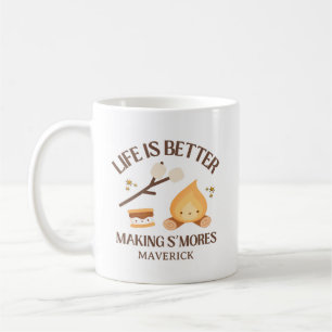 Life Is Better Making S'mores Birthday  Coffee Mug