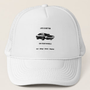 Life Is Better On Four Wheels Cap