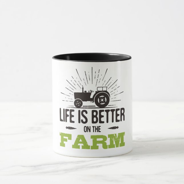 Life is Better On The Farm Mug (Center)