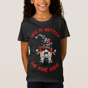 Life Is Better On The Ride Cute Oldschool Biker Gn T-Shirt
