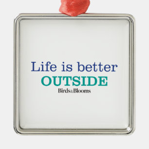 Life is Better Outside Metal Tree Decoration