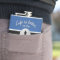 Life is Better Quote Golf Ball Monogram Blue Black