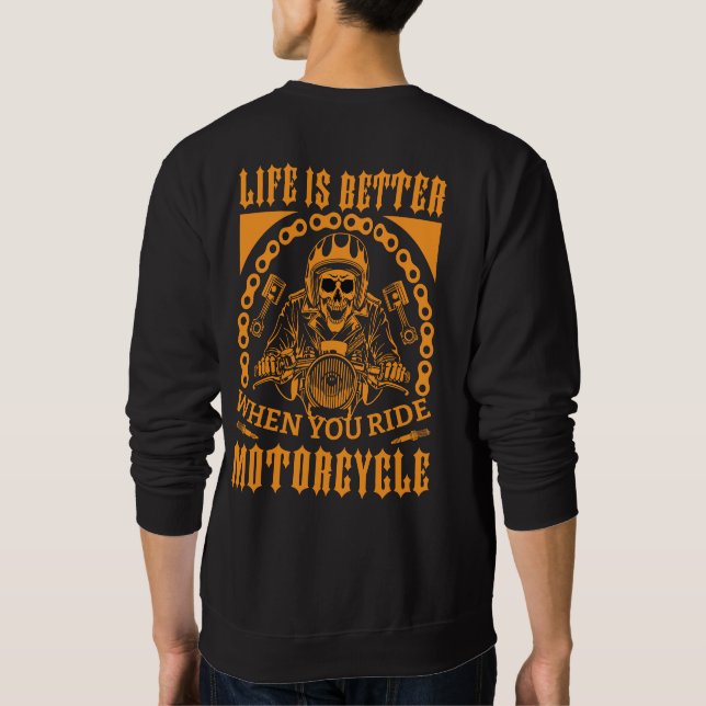 Life Is Better – Ride Motorcycle Tee (Back)