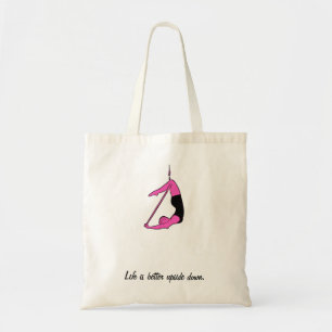 Life is better upside down - lyra tote bag