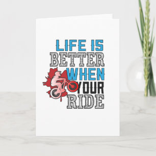Life Is Better When You Ride Card