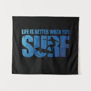 Life Is Better When You Surf Tapestry