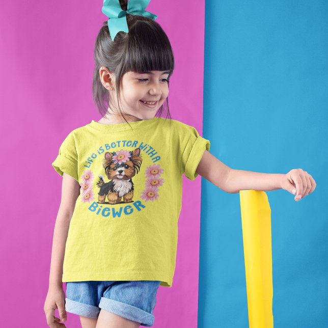 Life is Better with a Biewer Terrrier T-Shirt (Creator Uploaded)