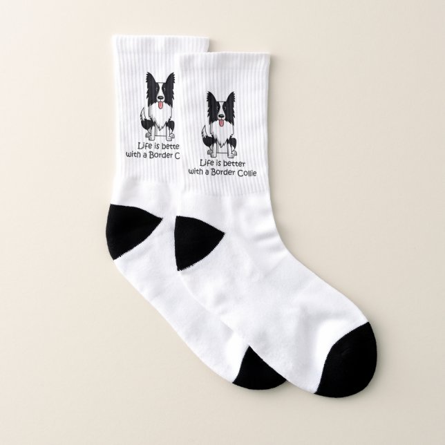 Life Is Better With A Border Collie Socks (Pair)