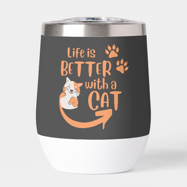 life is better with a cat (Front)