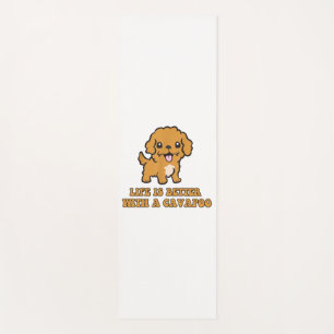 Life Is Better With A Cavapoo - Funny Dog Lover Yoga Mat