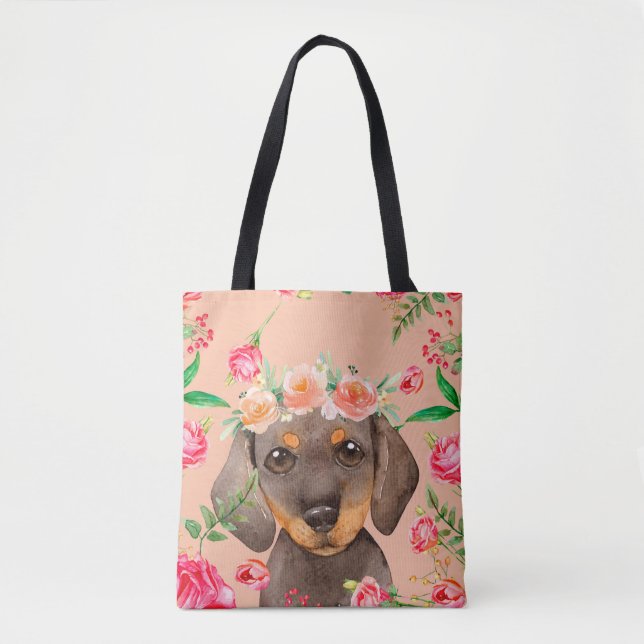 Life Is Better With A Dachshund Tote Bag (Front)